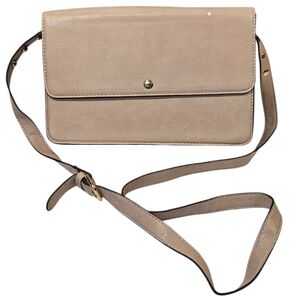 Forever 21 Taupe Faux Leather Crossbody Bag – Damaged, Priced to Sell